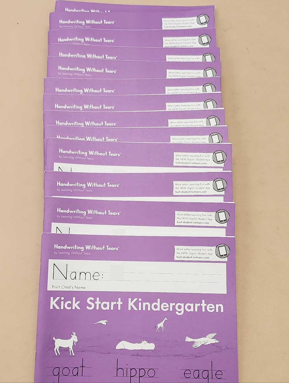 Handwriting Without Tears Kickstart Kindergarten